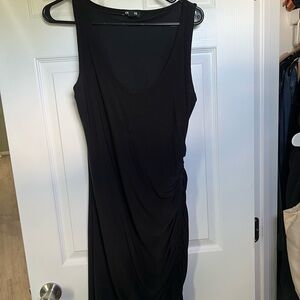 Express Black scrunched Dress
